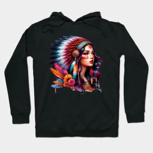 Native American, Beauty, Yatokya, Sun Girl | Catsie Cat Hoodie